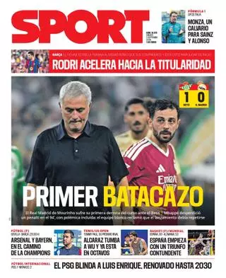 Las portadas de la prensa deportiva de hoy, sábado 5 de setiembre de 2026