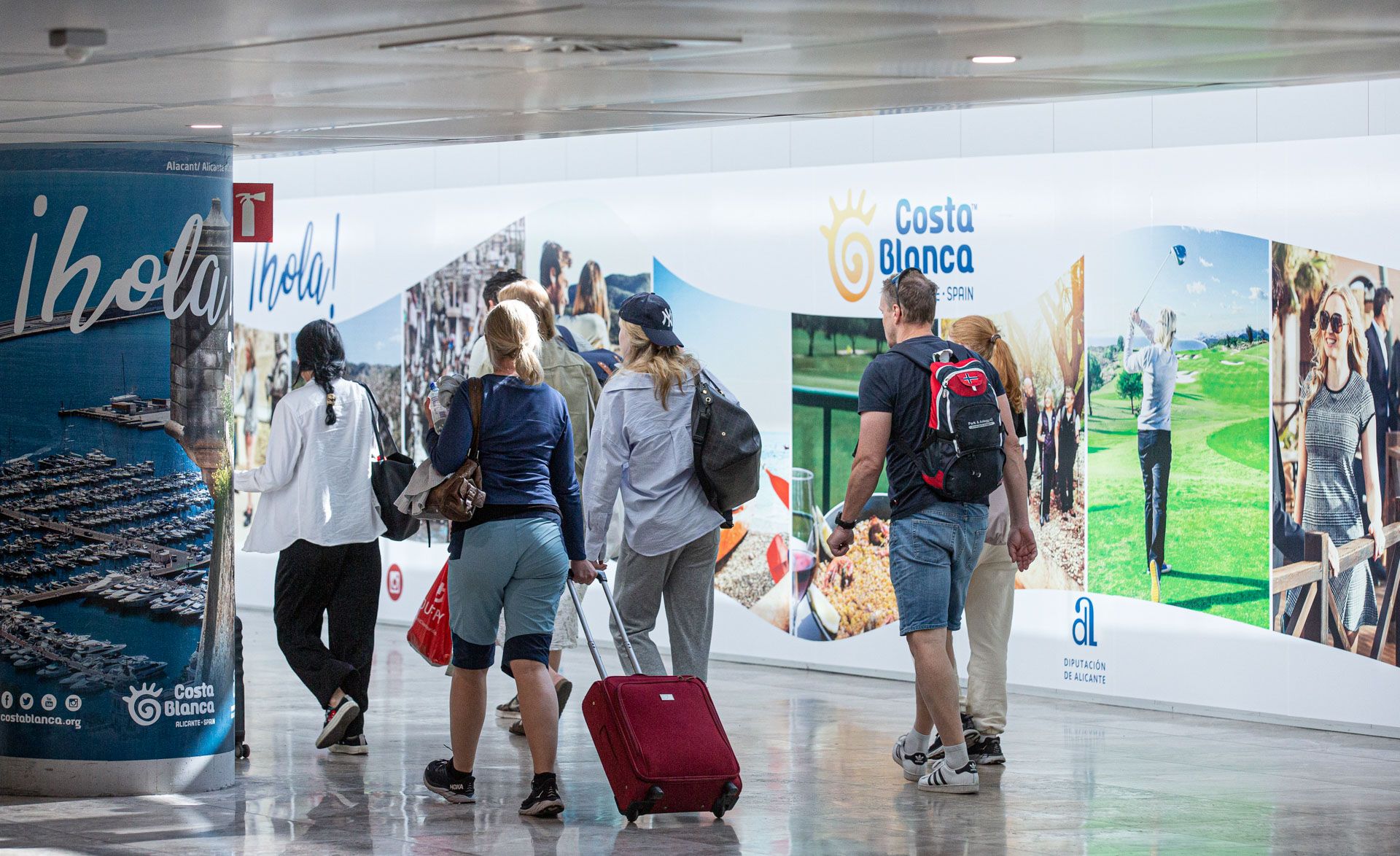 La Costablanca "se vende" en el aeropuerto