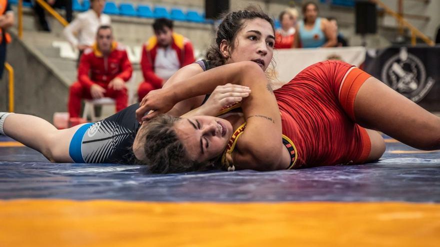 Nerea Pampín, en una competición anterior. | FdV