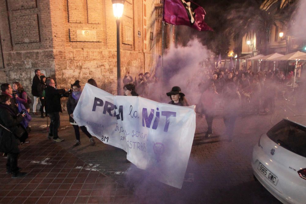 Marcha feminista en València