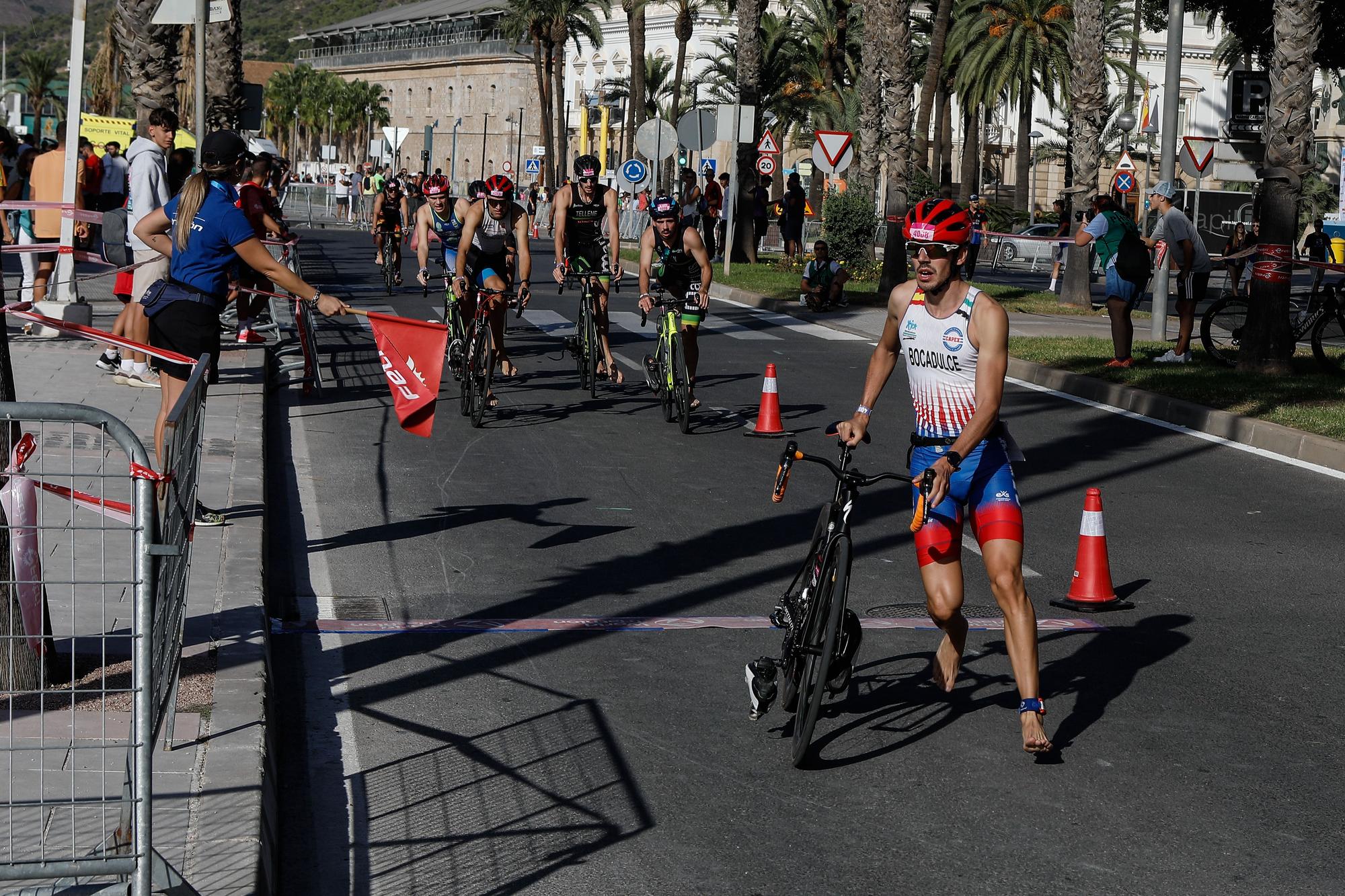 Segunda jornada del Campeonato de España Triatlón Sprinter en Cartagena