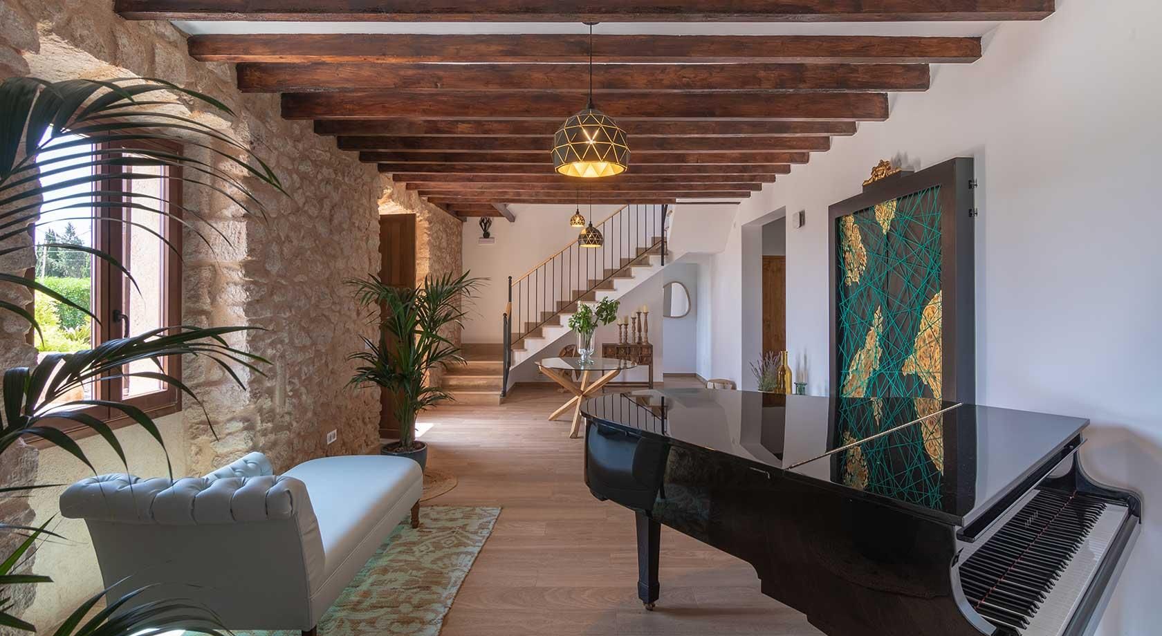 La estructura, la decoración, los colores... todo está perfectamente pensado en Cas Metge Matas