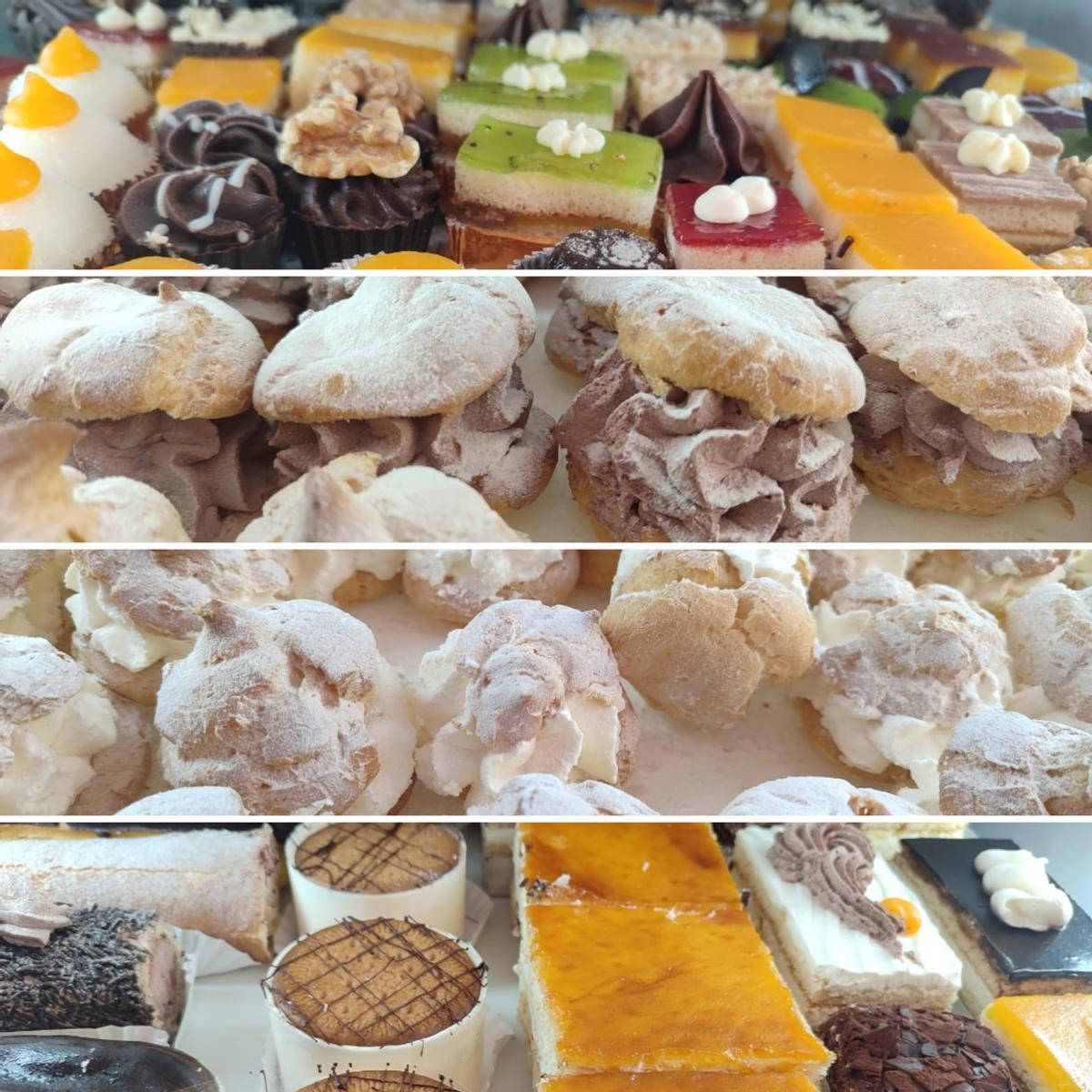 Algunos de los dulces que elaboran en el Horno Filiberto de Millares.