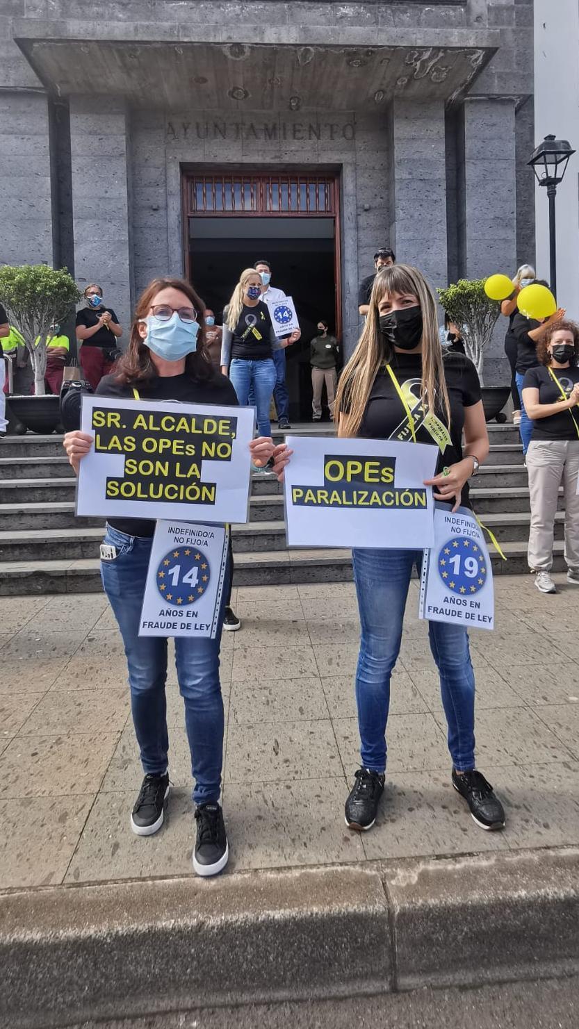 Participantes en la protesta de este martes 1 de junio de 2021 en Santa Úrsula