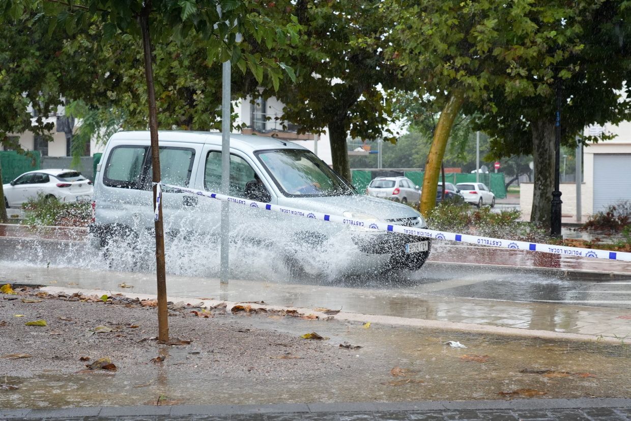 Galería de imágenes: La dana Alice descarga con fuerza en Castelló