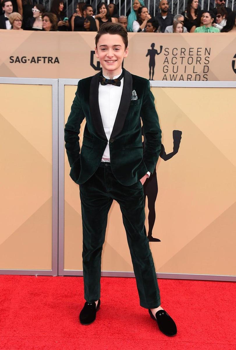 Noah Schnapp, de Stranger Things, en los SAG Awards 2018