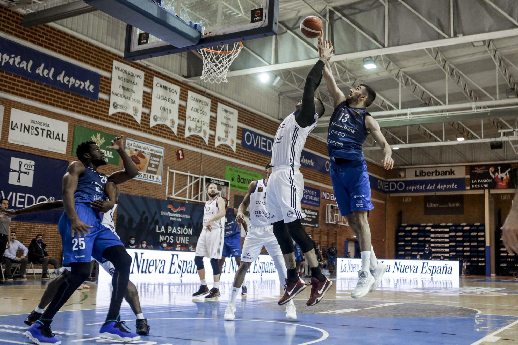 Victoria (83-78) del Liberbank Oviedo Baloncesto ante el potente Valladolid