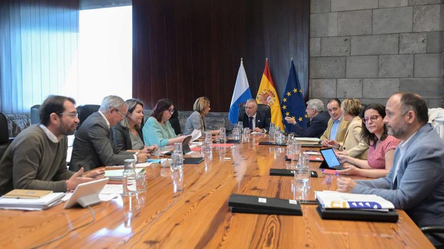 Reunión del Consejo de Gobierno de Canarias.