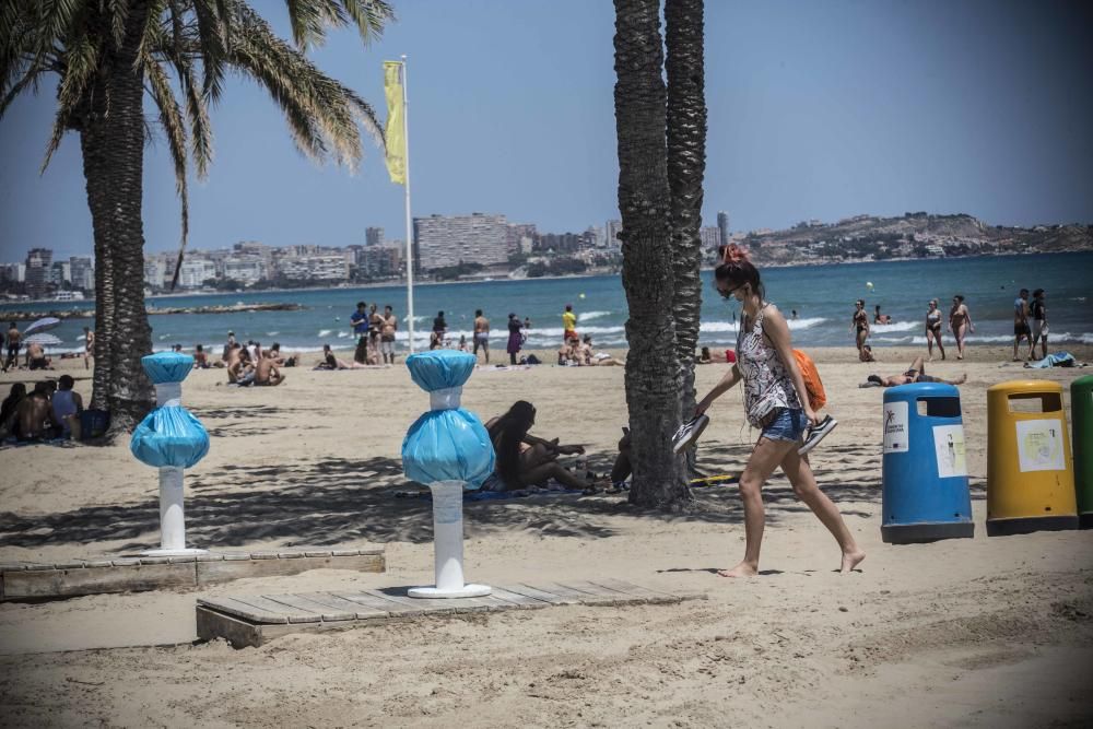 La playa de El Postiguet