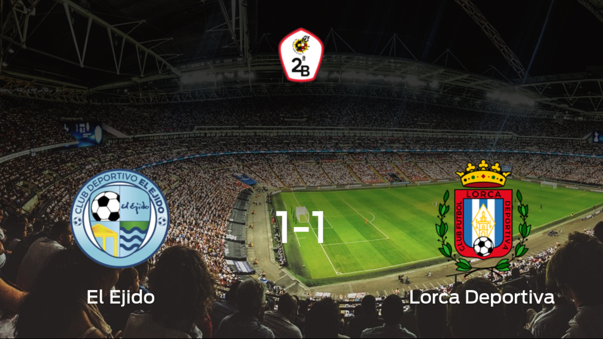 El Ejido y el Lorca Deportiva se reparten los puntos y empatan 1-1