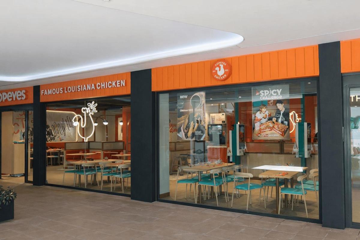 El exterior de Popeyes