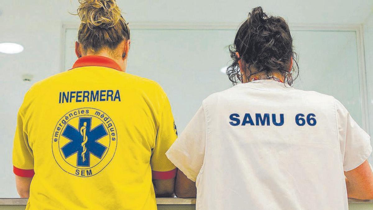 Personal mèdic dels dos estats a l’Hospital de Cerdanya. | ARXIU/MS.