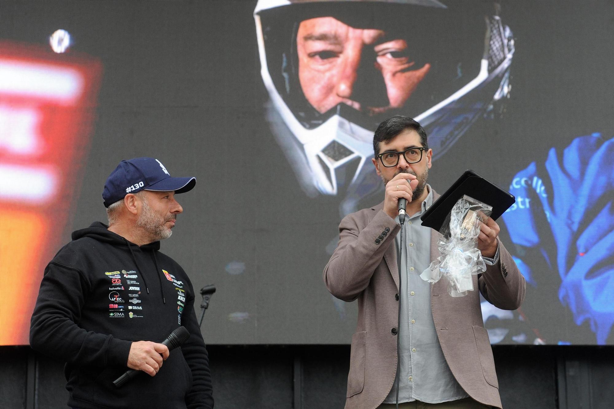 A Estrada recibe a Javier Campos, su héroe en el Dakar
