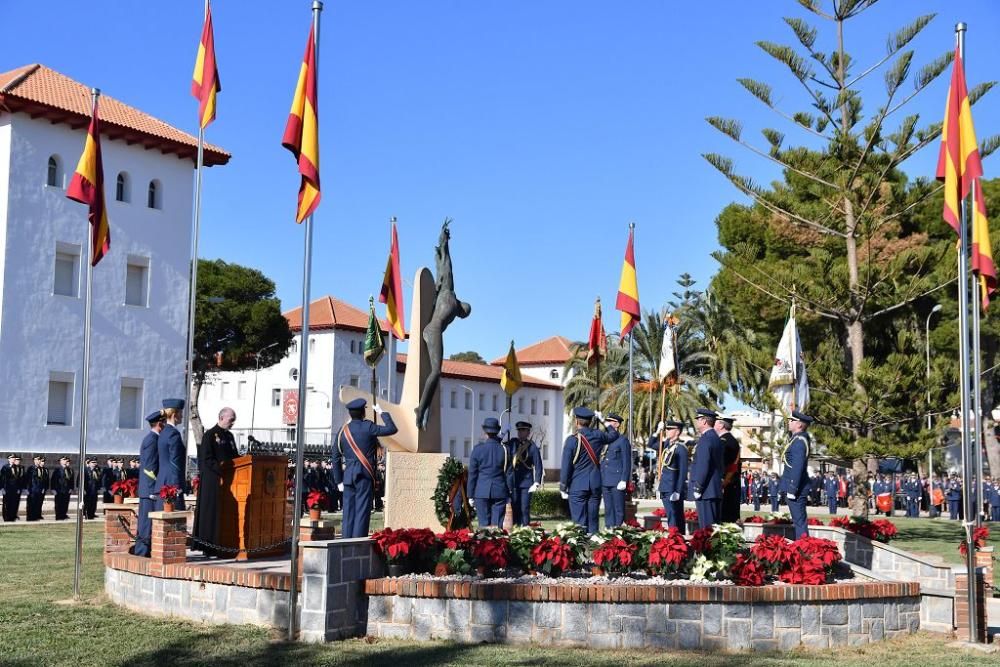 Acto de jura de bandera en la Academia General del Aire