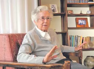 Fallece a los 101 años Eloína Suárez, única alcaldesa de la historia de Oviedo y mujer "muy luchadora y trabajadora"
