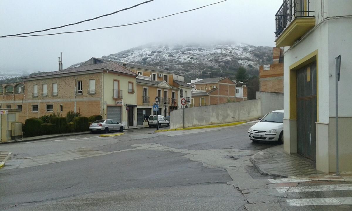 Nieve en la provincia, el último regalo de los Reyes.