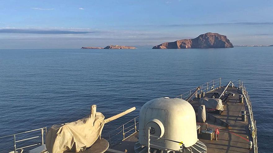 Los buques militares de Cartagena, guardianes del mar de Alborán