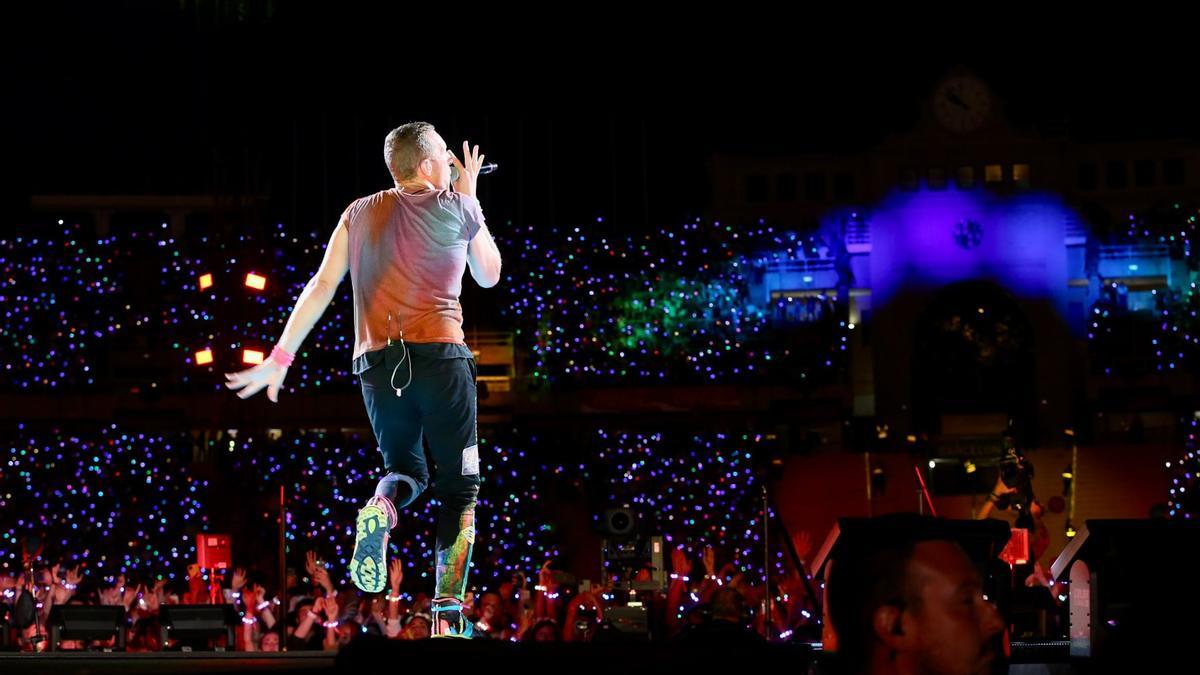 Coldplay en el Estadi Olimpic Lluis Companys