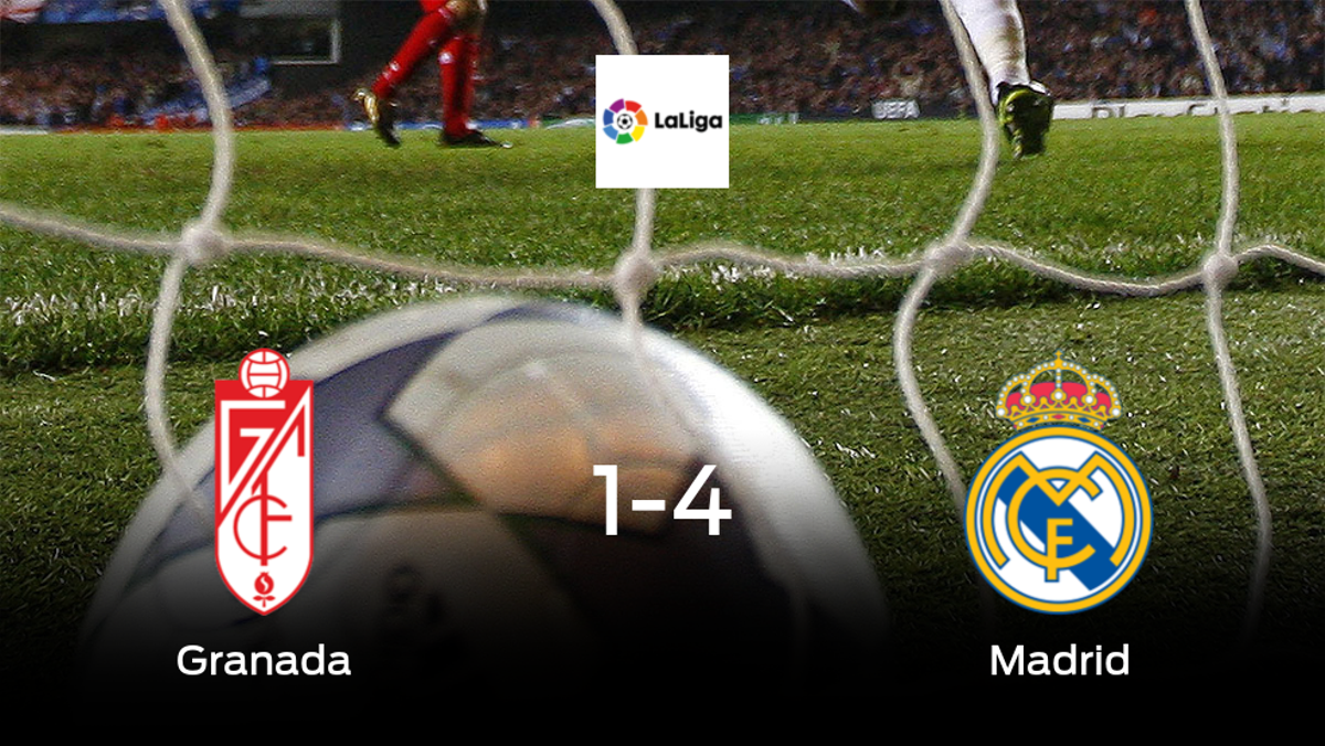 El Real Madrid muestra su poderío tras golear al Granada (1-4)