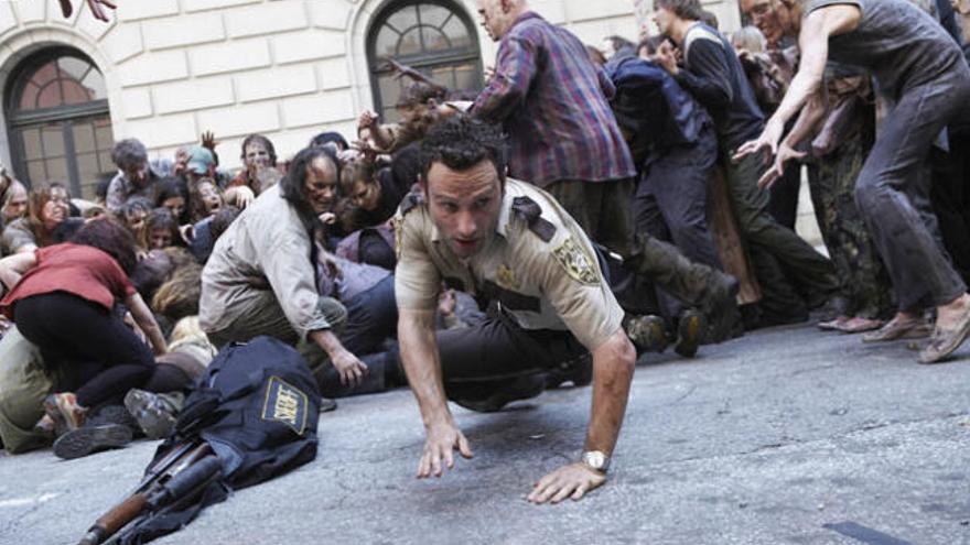 Una escena de la serie &#039;The walking dead&#039;.