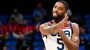 Mikal Bridges, en el Estados Unidos - Jordania