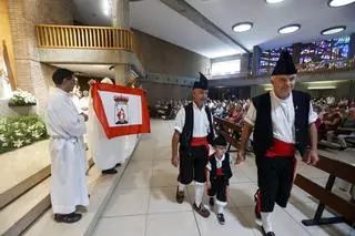 La misa de Begoña en Gijón, en imágenes