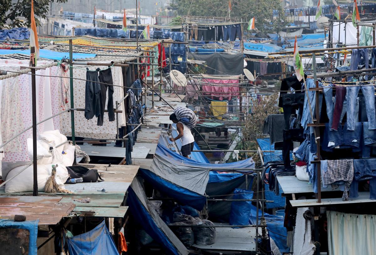 Así es Dhobi Ghat, la popular lavandería al aire libre de Bombay