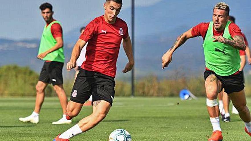 Valery Fernández, en un entrenament d&#039;aquesta pretemporada.