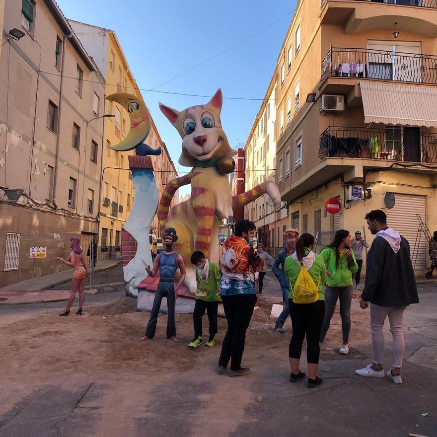 Les Llimeres también ha levantado su falla aprovechando el buen tiempo del sábado.