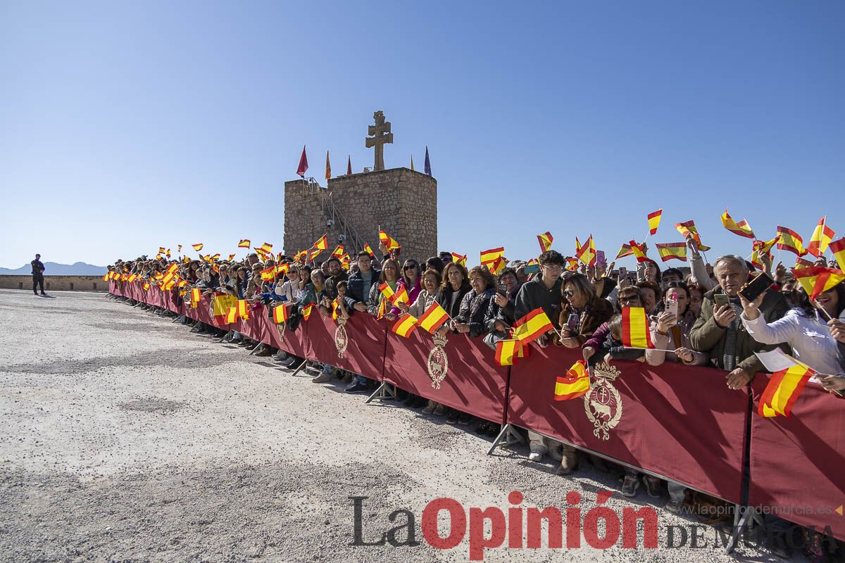 Visita de los reyes de España a Caravaca (explanada de la Basílica)