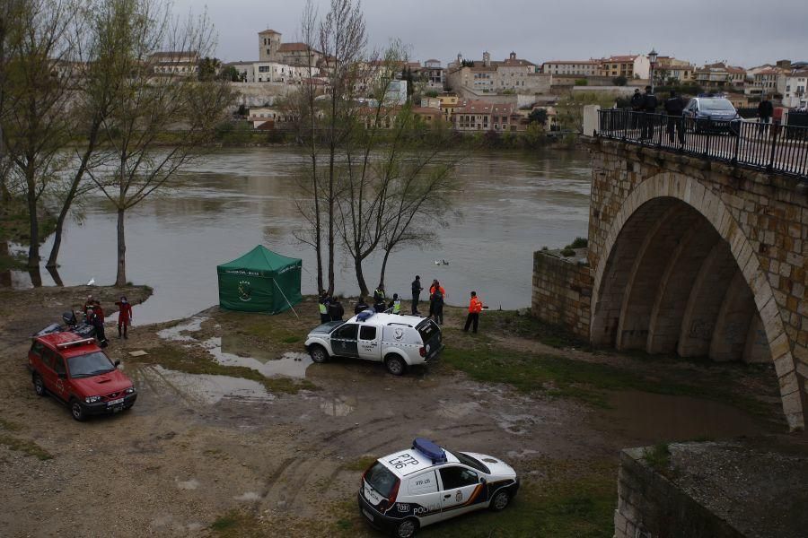 Rescate del hombre desaparecido en el Duero