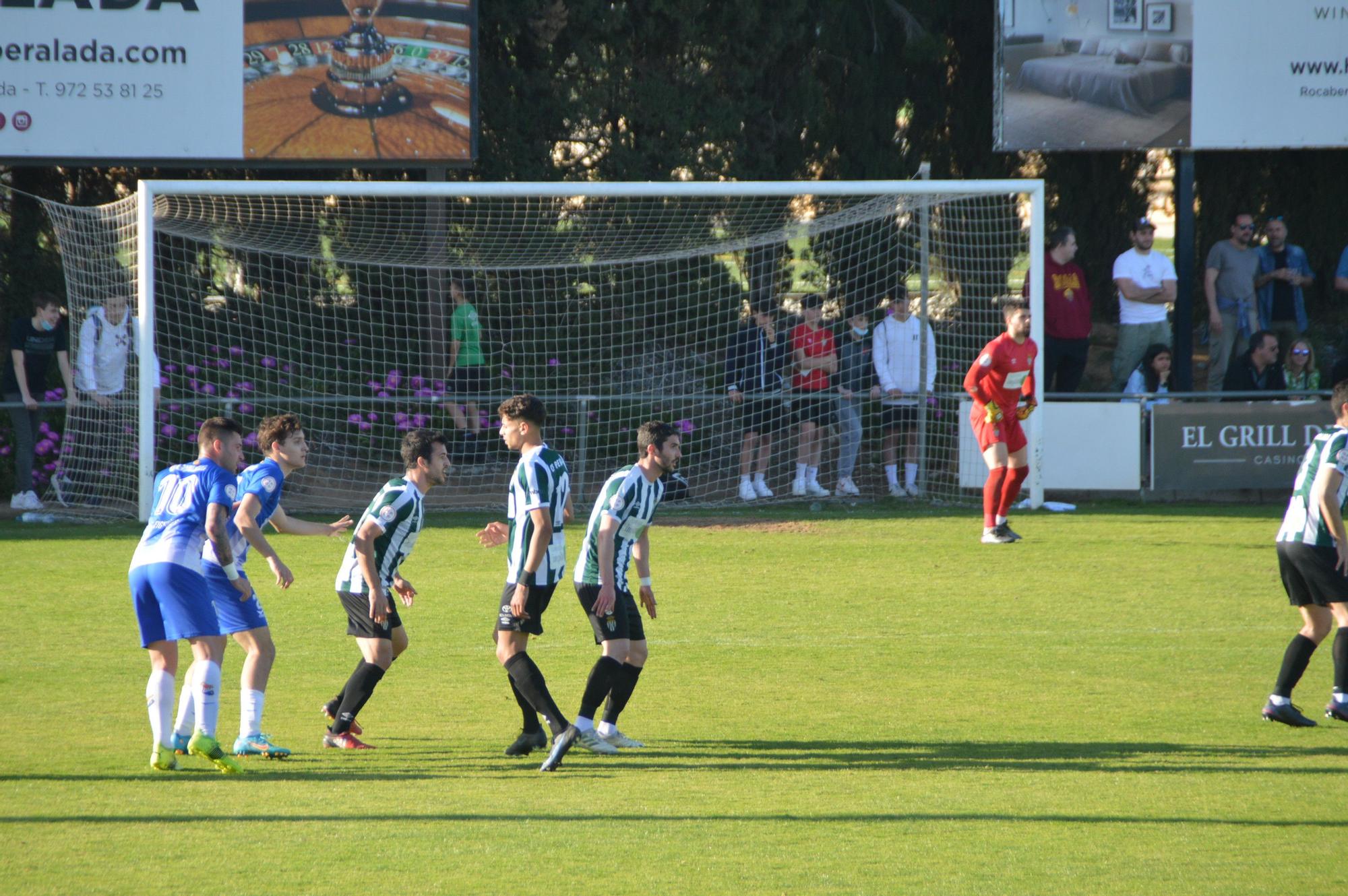 El Figueres s'emporta el duel comarcal de Tercera guanyant a Peralada (1-2)