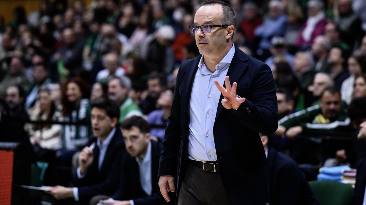 Diego Ocampo, durant el partit de Badalona