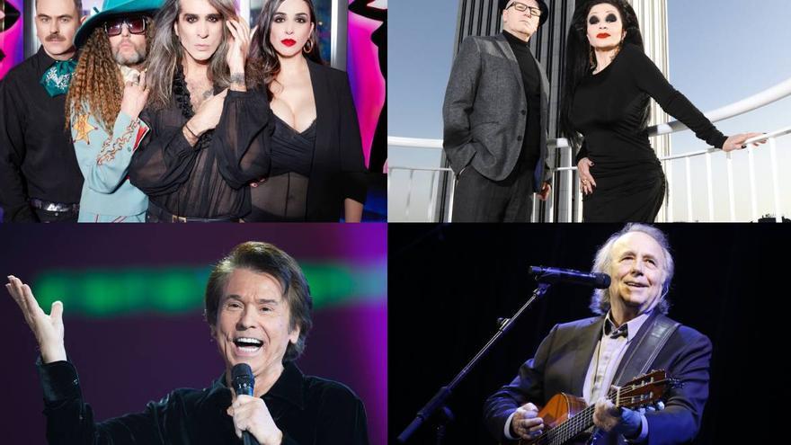 Fin de semana de conciertos en Córdoba: Nancys Rubias, Raphael, Serrat y el reguetón del festival Crazy World