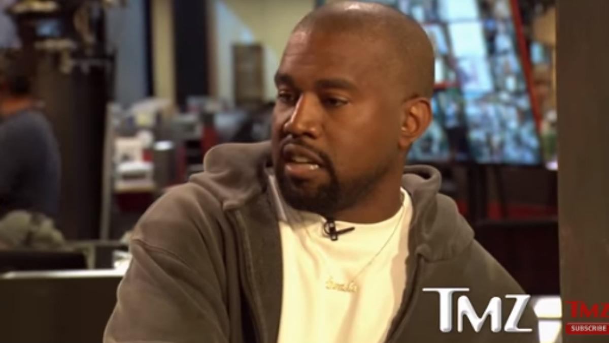 Kanye West, durante la entrevista con TMZ.