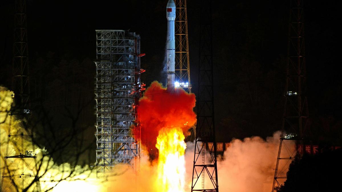 Lanzamiento de la misión espacial china Chang'e 4, en 2018