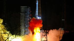 Lanzamiento de la misión espacial china Change 4, en 2018
