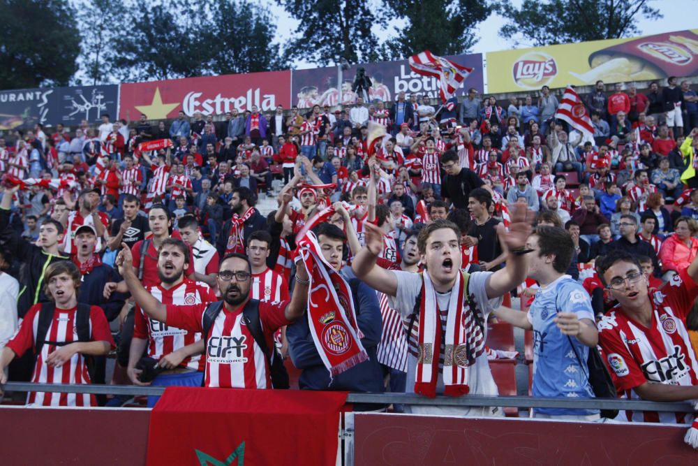 L'afició del Girona a Montilivi