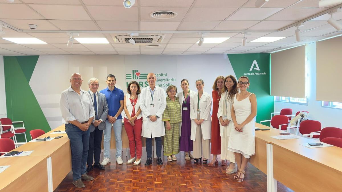 Integrantes dela Comisión de Violencia de Género del Hospital Reina Sofía