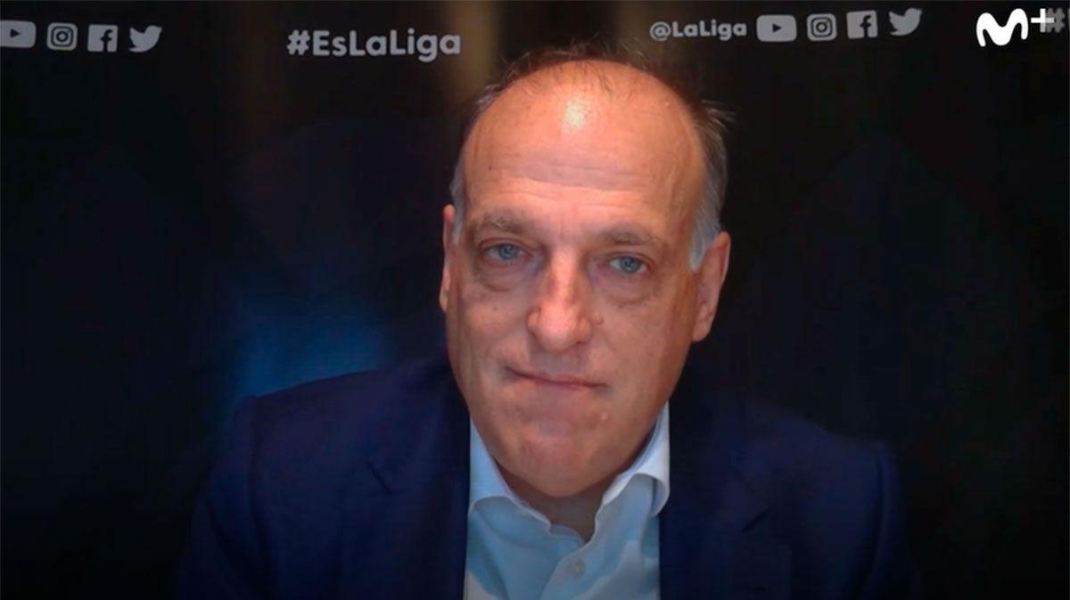 Javier Tebas adelanta al 11 de junio la posible vuelta de LaLiga