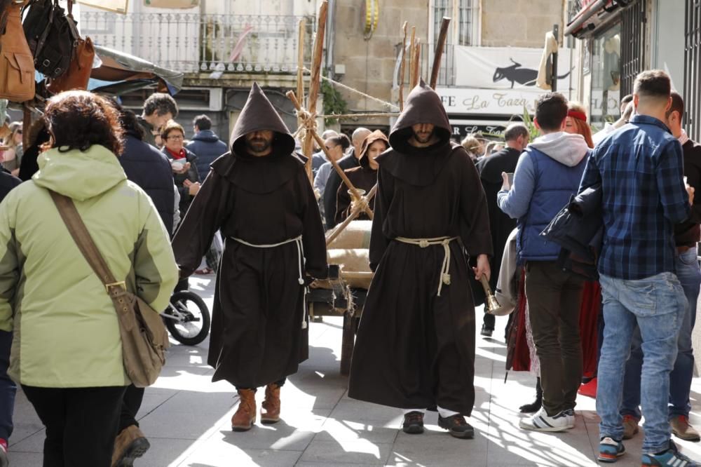 Las tropas napoleónicas campan a sus anchas por el Casco Vello sin saber que el domingo serán expulsados de la ciudad.