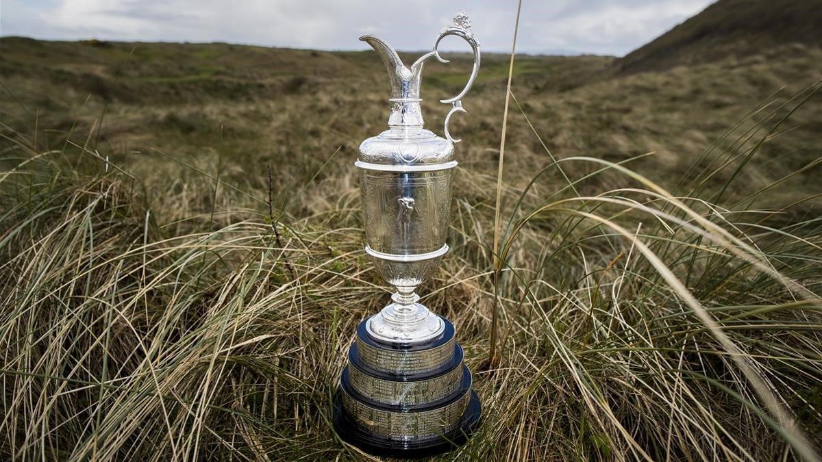 El trofeo del Open Británico.