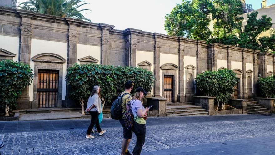 Fachada del coro de la Catedral de Canarias, en la calle Obispo Codina de Las Palmas de Gran Canaria. | | JOSÉ CARLOS GUERRA