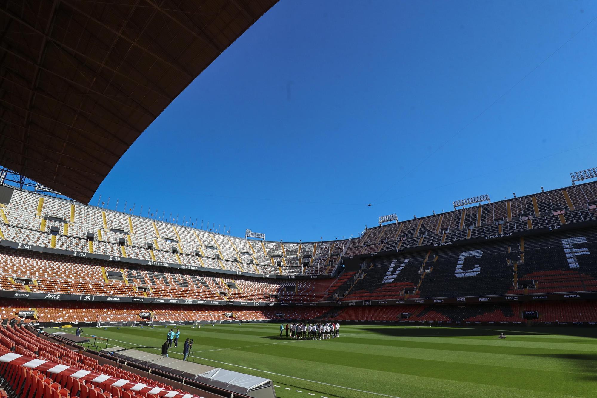 Así ha sido el entrenamiento del Valencia CF de hoy