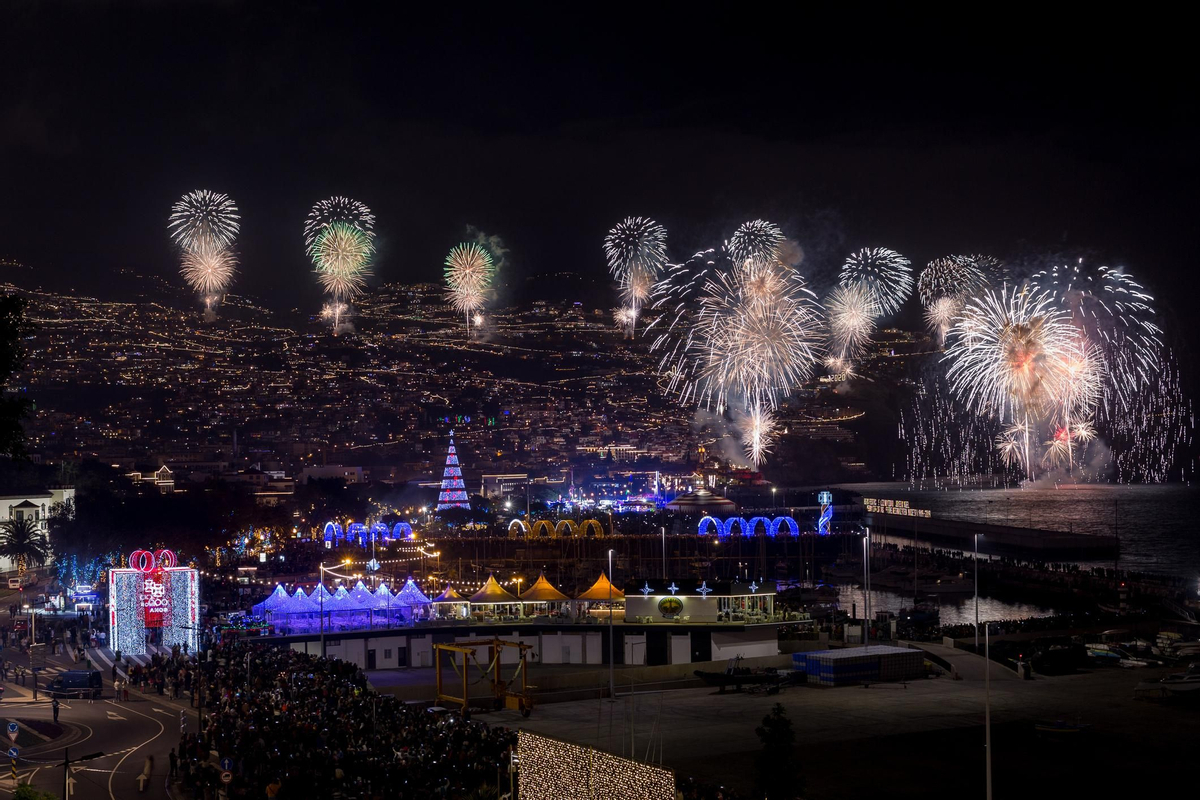 La isla de Madeira tiene un recórd Guiness por sus fuegos artificiales