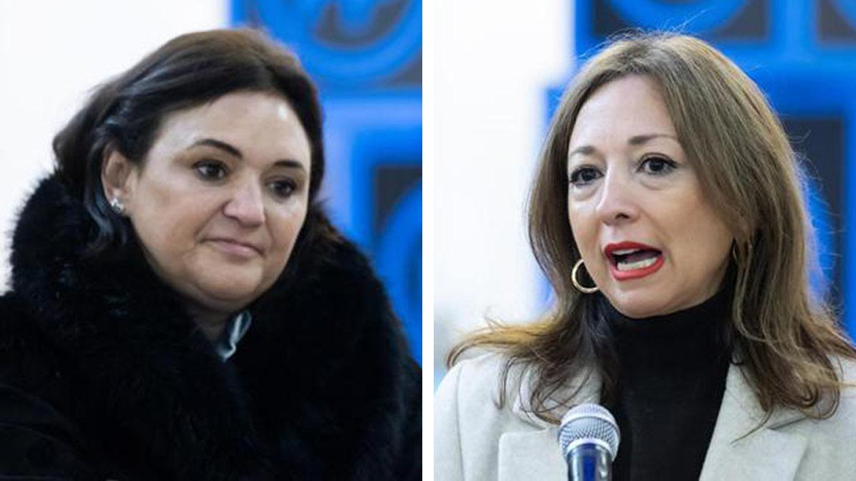 La presidenta del Partido Popular de Málaga, Patricia Navarro (dcha.), ha destacado a Torremolinos y a su alcaldesa Margarita del Cid (izq.), como un gran ejemplo del liderazgo femenino que el PP practica dentro y fuera de la provincia