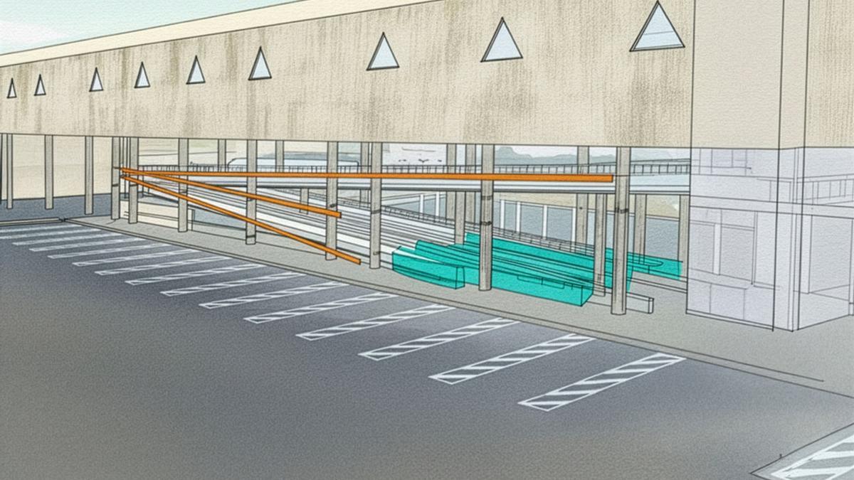 VÍDEO | Una pasarela elevada unirá la terminal del aeropuerto de Palma y el parking