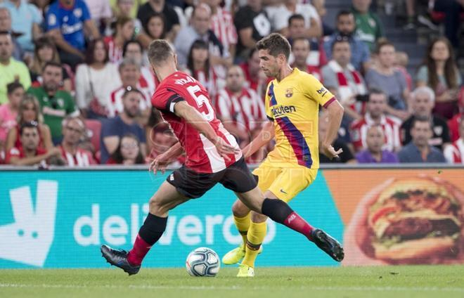 Imágenes del partido entre el  Athletic Club Bilbao,1 - FC Barcelona, 0 correspondiente a la jornada 01 de LaLiga Santander y que se ha disputado en San Mamés, Bilbao.