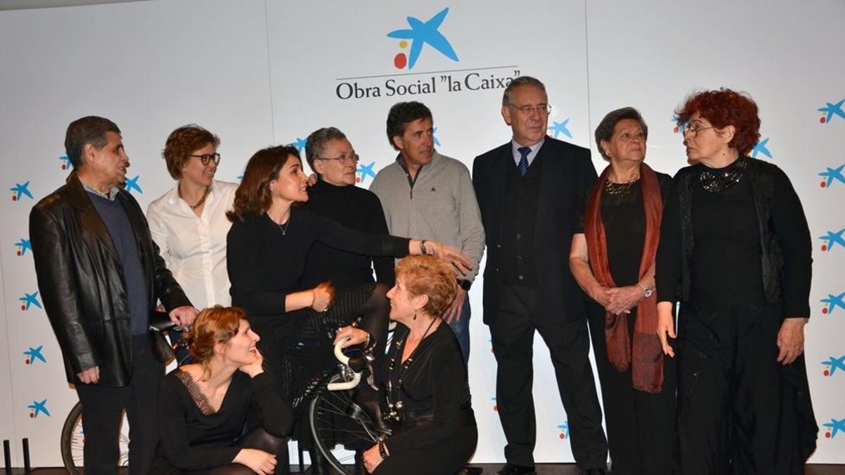 a Obra Social  la Caixa  y Blanca Marsillach presentan un proyecto teatral para unir a las personas mayores con el teatro