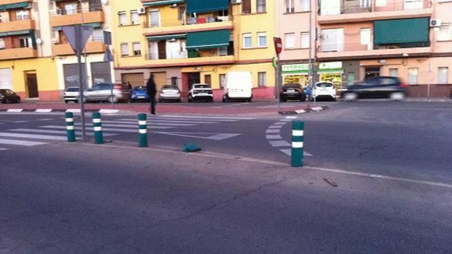 El PSPV reclama un semáforo en Santa Gema cerca del tranvía